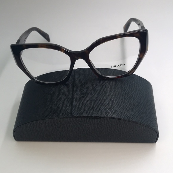 New Authentic Prada Demo Butterfly Ladies Eyeglasses PR 18WV 2AU1O1 52. - Picture 12 of 15